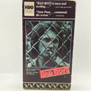 Bad Boys VHS 1983 HBO Video Sean Penn Reni Santoni Ally Sheedy Drama